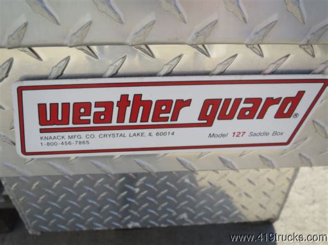 Weather Guard Knaack Aluminum Saddle Tool Box, Ken Lugibihl Auto & Truck Sales