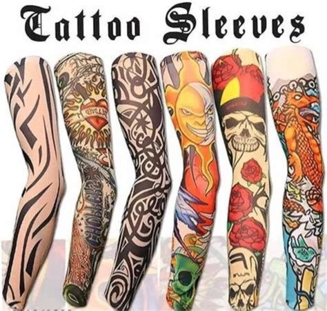 Tattoo Print Nylon Arm Sleeve At Rs 175pair In New Delhi Id 2850329633830