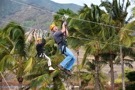 Zipline at Maui Tropical Plantation