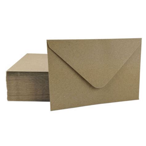 Kraft Brown Envelopes C C Dl Square Gsm Fleck Craft Cards Paper