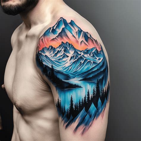 82 Mountain Tattoo Ideas Created with AI | artAistry – artAIstry