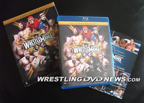 Exclusive Photos Of Wwes Wrestlemania Blu Ray Released Tomorrow