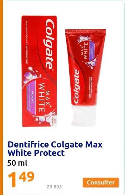 Promo Dentifrice Colgate Max White Protect Chez Action Icatalogue Fr