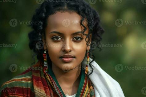 Cute Ethiopian Woman Generate Ai 28633357 Stock Photo At Vecteezy