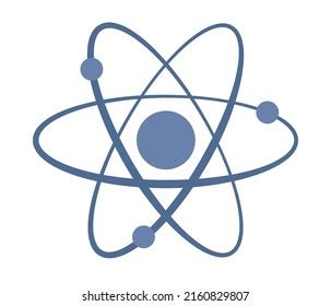 Atom Icon Quantum Physics Symbol Vector Stock Vector (Royalty Free ...