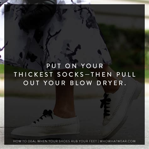 Ouch: How to Deal When Your Shoes Rub Your Feet | Who What Wear