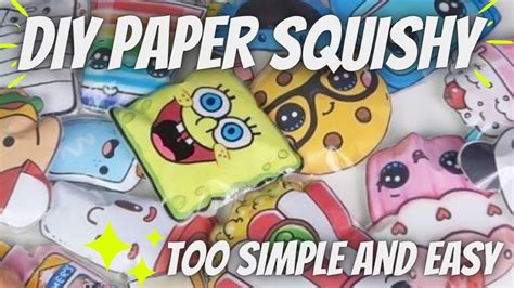 Diy Paper Squishy Ideas