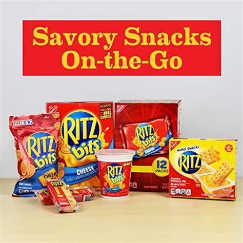 Handi Snacks Ritz Crackers And Cheese Dip Snack Packs 1 Box Of 12