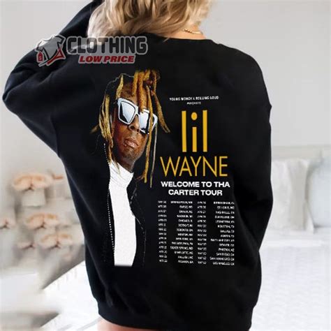 Lil Wayne Rapper The North America Tour 2023 Merch Lil Wayne Concert ...