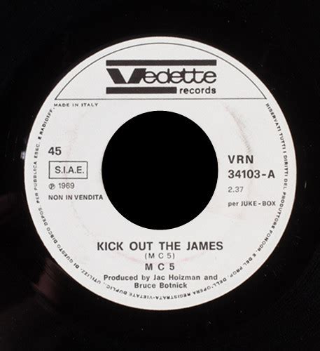 MC5 Kick Out The James 1969 Vinyl Discogs