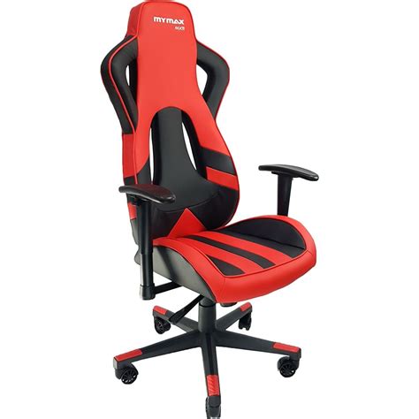 Cadeira Gamer Mx11 Giratória Preto E Vermelho Mymax Submarino