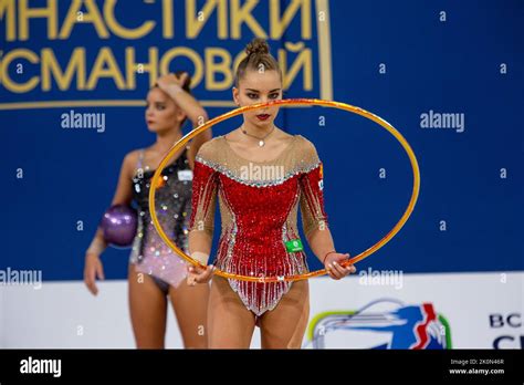 Moscow Russia Th Of September Dina Averina With A Ball And