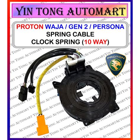 PROTON WAJA GEN 2 PERSONA Spring Cable Clock Spring 10 WAY Shopee