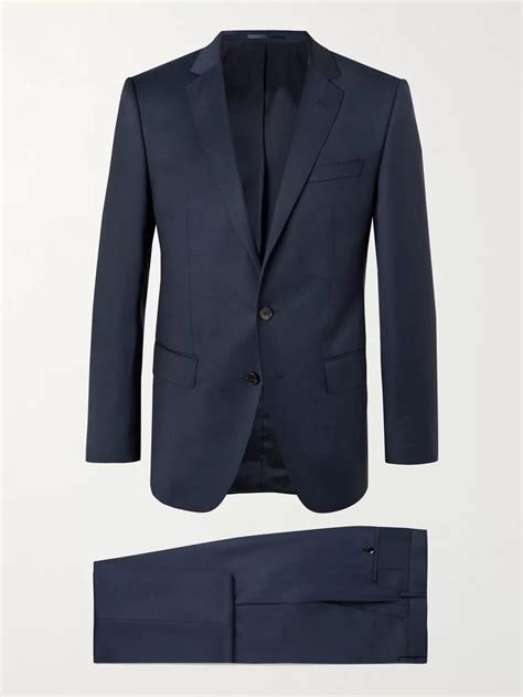 Hugo Boss Huge Genius Slim Fit Virgin Wool Suit In Blue ModeSens