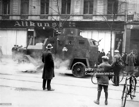 The Kapp Putsch Armoured Car Of The Rebels In The Wilhelmstraße