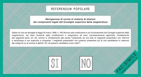 Referendum Giugno I Quesiti E La Spiegazione Del Testo Cosa