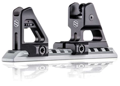 Fixed Iron Sights | BUIS For AR 15 Picatinny Rail