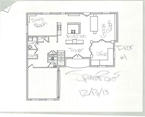 Schematic Floor Plan - spencer's portfolio