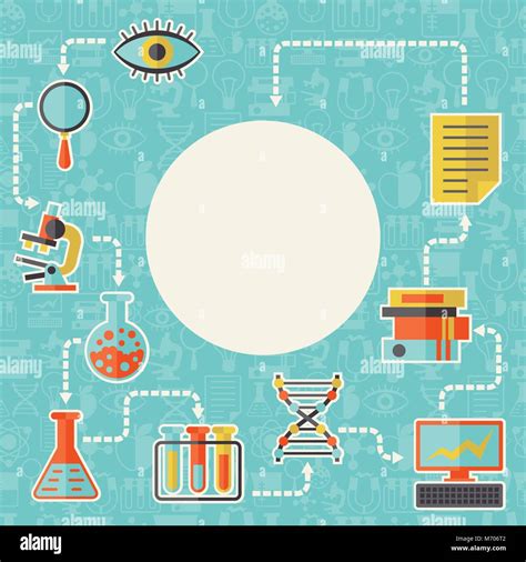 science concept background  flat design style stock vector image art alamy
