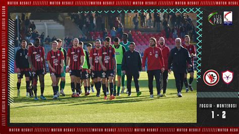 IL MONTEROSI BATTE 1 2 IL FOGGIA Calcio Foggia 1920