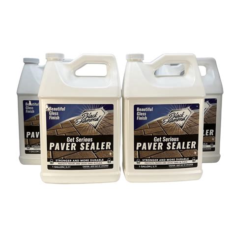 GET SERIOUS Paver Sealer Super Strong Concrete Paver Sealer and Sand