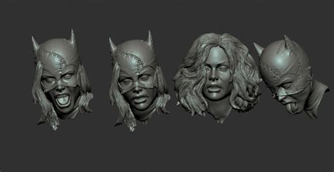 Catwoman 3d Model Ready To Print Stl