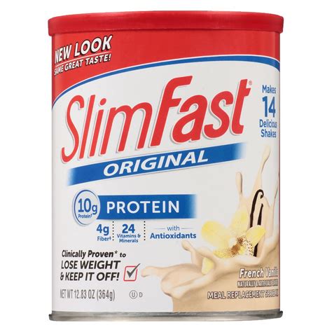 Slim Fast Vanilla Powder Nutrition Facts | Besto Blog