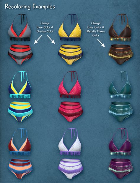 Fringe Bikini For Genesis 8 Female S Daz 3D