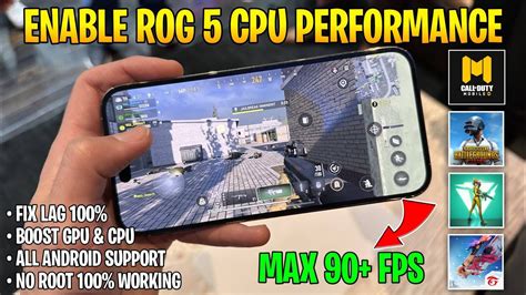 Finally Enable Rog 5 Cpu Performance No Root Fix Fps Shutters Max