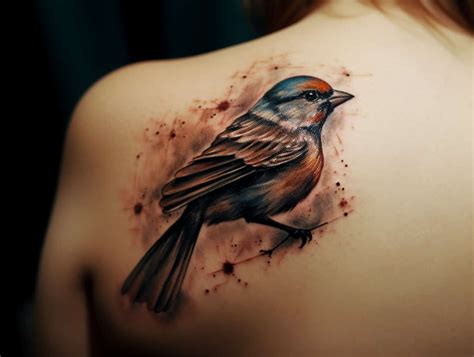 Top 25 Cute Sparrow Tattoos Meaning And Designs