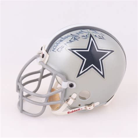 Harvey Martin & Randy White Signed Cowboys Super Bowl XII MVP Mini ...