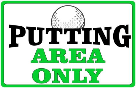 Pin On Golf Course Signs