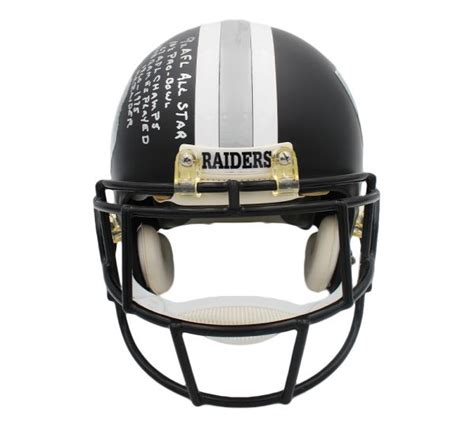 Jim Otto Signed Oakland Raiders Custom Authentic Nfl Helmet With