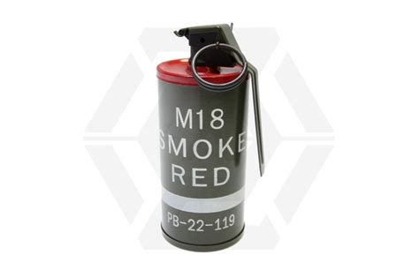 TMC Replica M18 Smoke Grenade (Red) - Zero One Airsoft