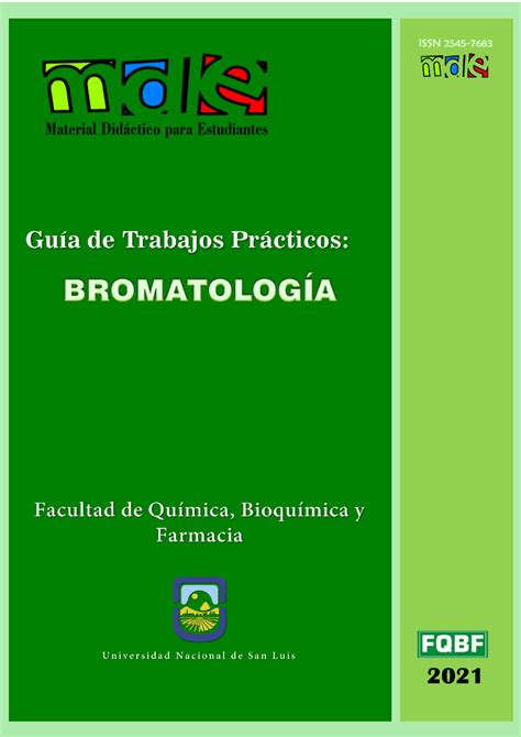 Gu A De Trabajos Pr Cticos Bromatolog A Ejercicios De Bromatolog A