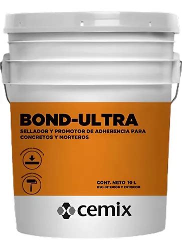 Cemix Bond ultra Sellador Y Adhesivo P Concretos Y Morteros Envío gratis