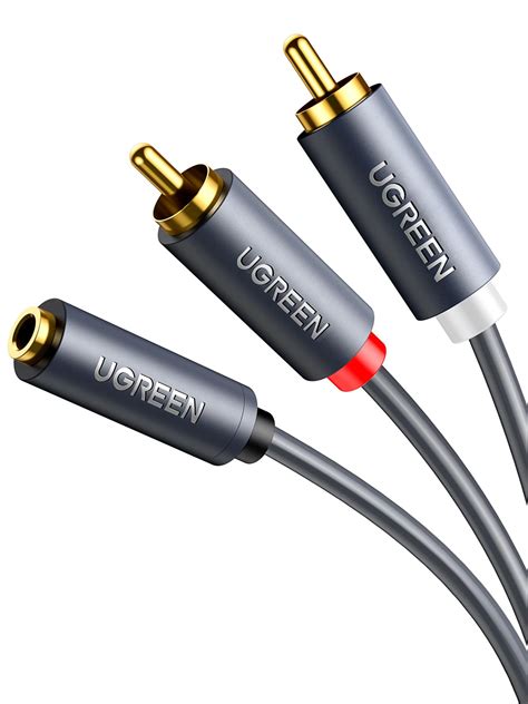 UGREEN 3 5mm Female To 2RCA 3 5 Mm Stereo Jack To 2 RCA Male Audio