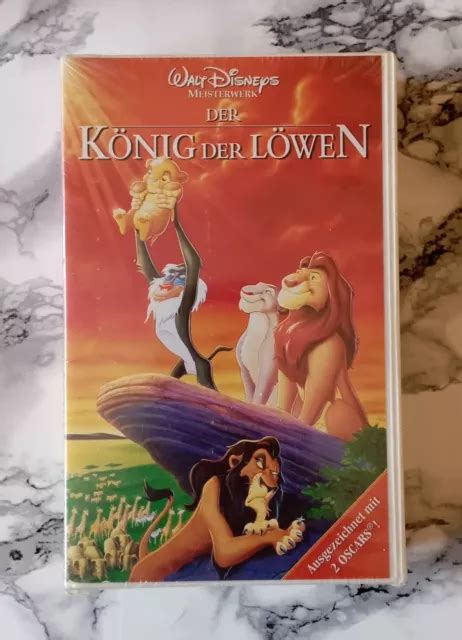 Neu K Nig Der L Wen Vhs Kassette Walt Disney Sammler Rarit T Film Gold