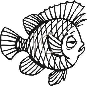 Clown Fish Clipart Black And White | Free download on ClipArtMag