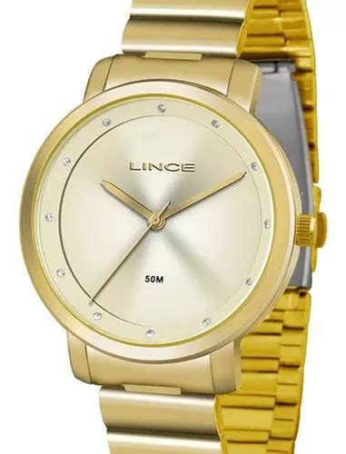 Reloj Lince Para Mujer LRG4483l C1kx Con Correa Color Dorado Con Bisel