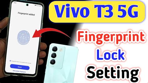 Vivo T3 5g Fingerprint Screen Lock Setting Vivo T3 5g Me Fingerprint