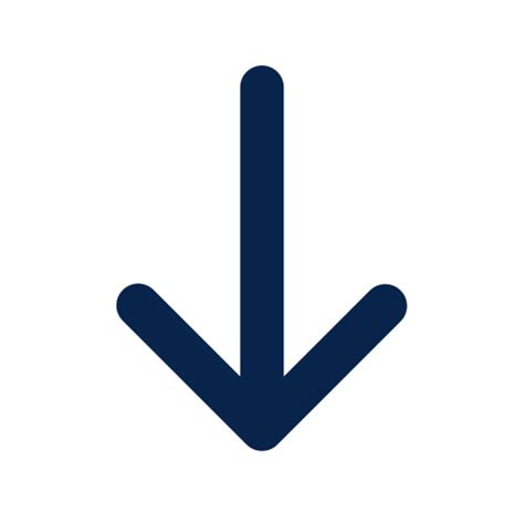 Down Arrow User Interface Gesture Icons