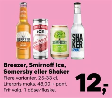 Smirnoff Ice Rtd Tilbud Hos Kvickly