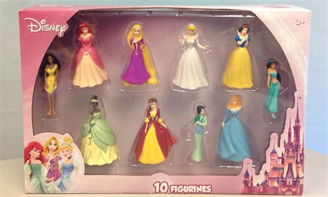 Disney Princess Figurine Set | Groupon Goods