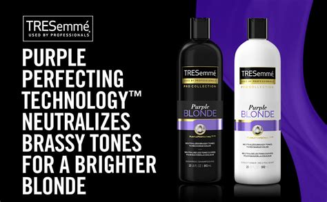 Tresemmé Pro Collection Purple Blonde Shampoo For Blonde And Silver Hair