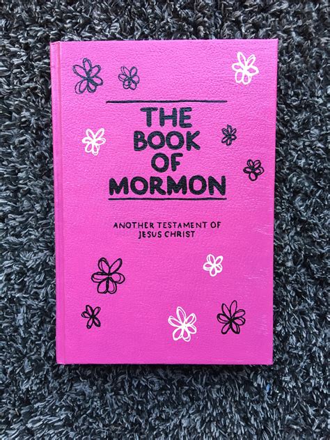 Hand Painted Book Of Mormon Etsy