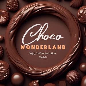 Chocolate Background , Candyland Clipart, Chocolate Candy and Chocolate ...