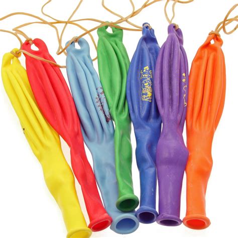 3 X Large Punch Balloons Assorted Colours Pack Of 10