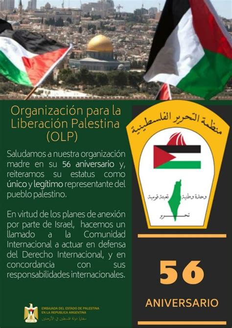 28 De Mayo De 1964 Fundación De La Organización Para La Liberación De Palestina Olp