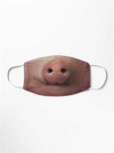 "Pig Nose Face Mask" Mask by phunknomenon | Redbubble